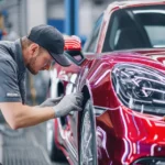 Skilled technician using Bolt's auto repair technician platform to find flexible work